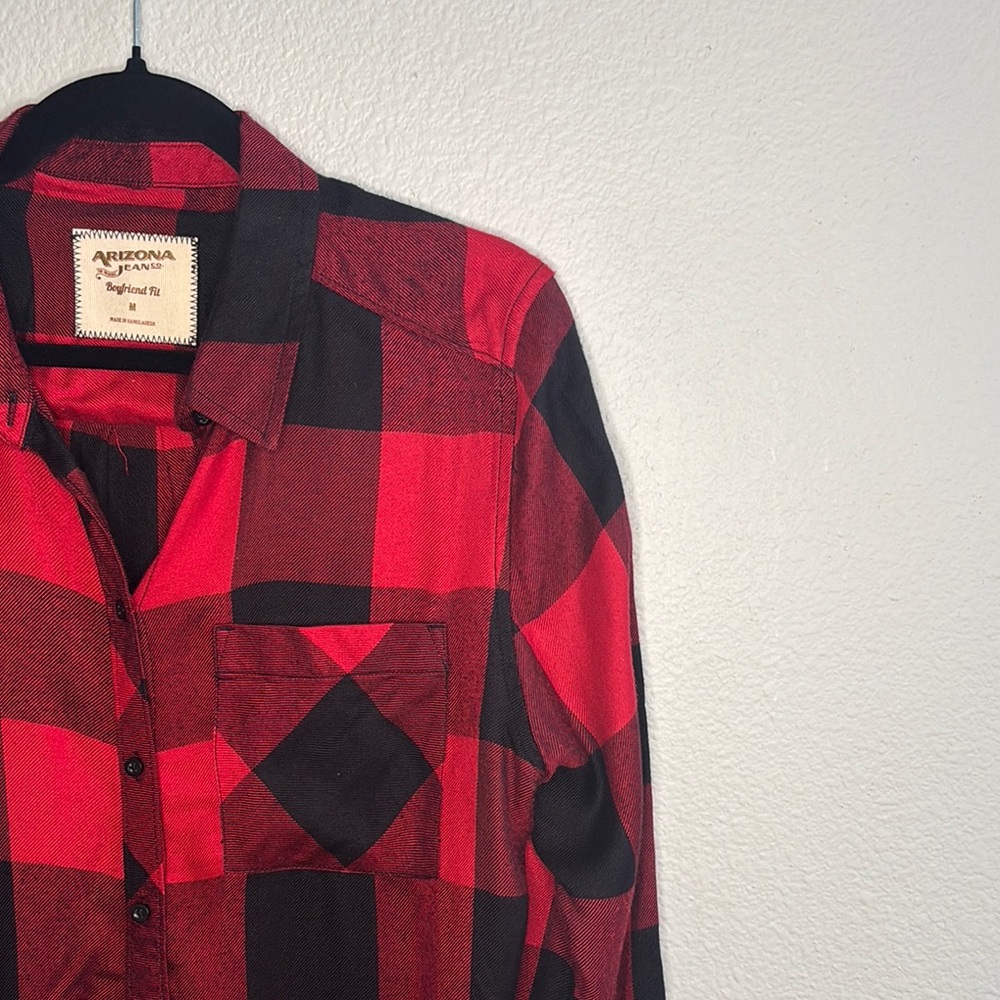 Buffalo plaid button down